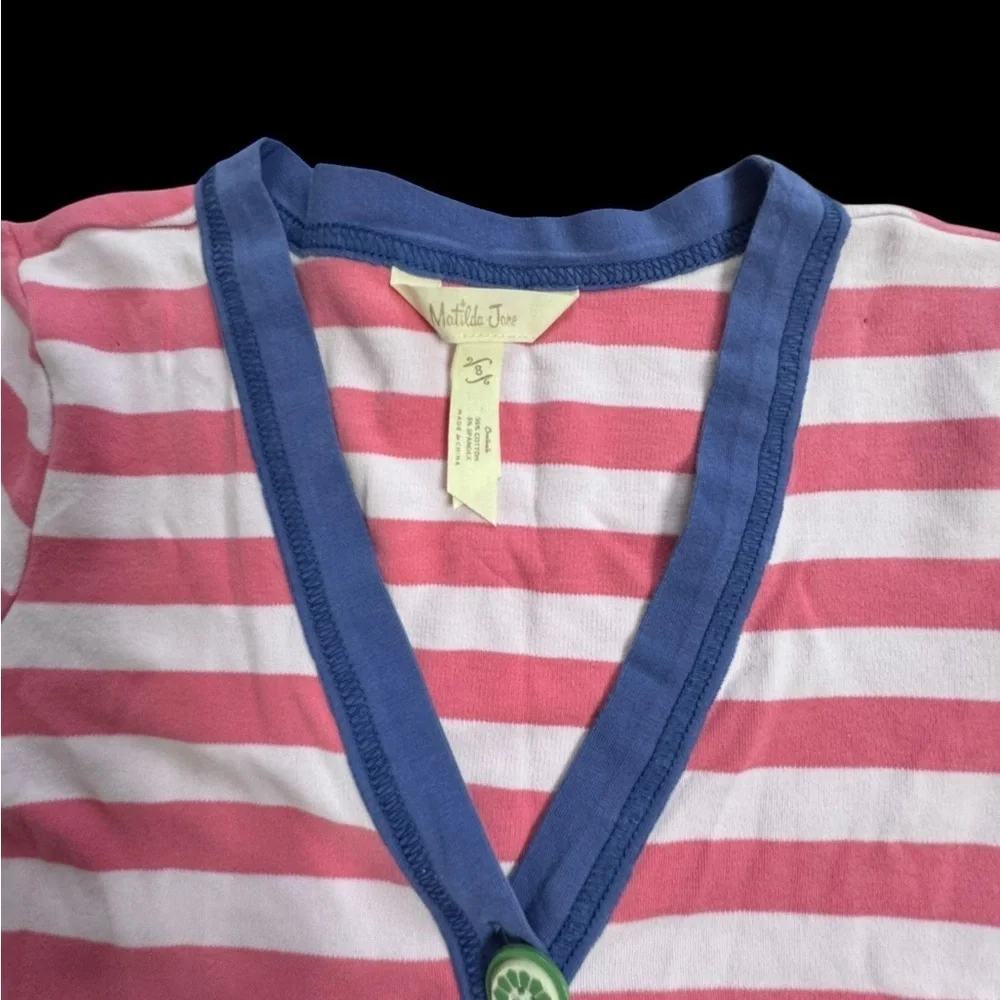 Matilda Jane Cardigan Blue Pink Size 8